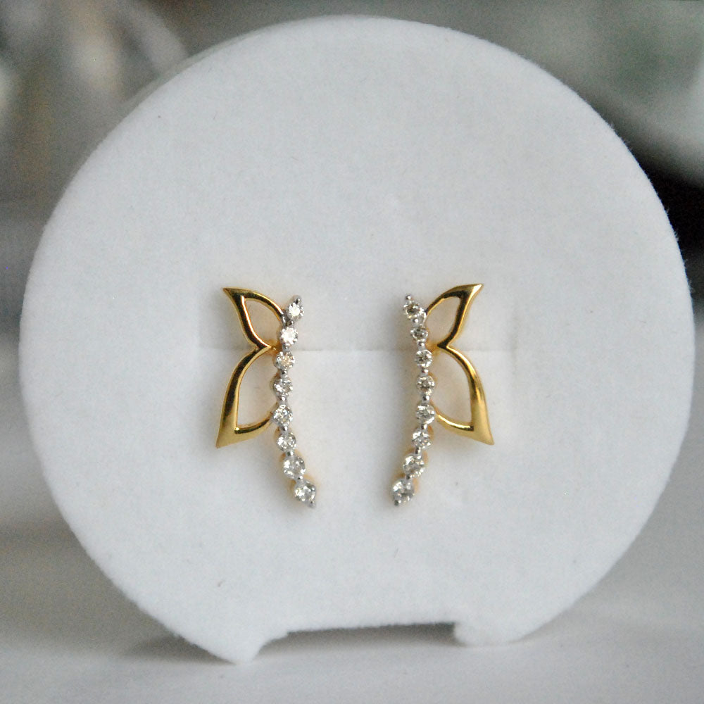 Butterfly Earrings for Babies | Baby Girl Earrings | Kajal Naina